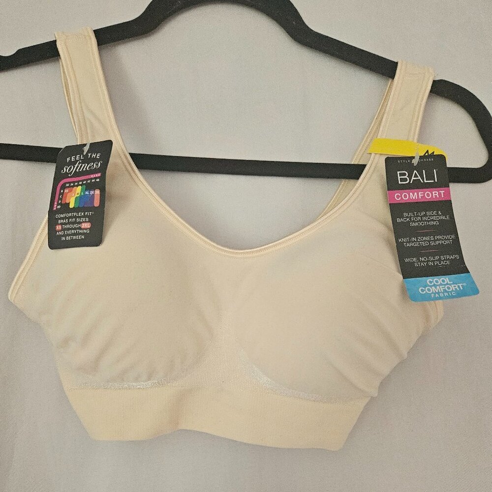 Bali Women's Comfort Revolution Full Coverage Wirefree‎ Bra NWT